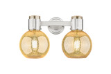 Bathroom Fixtures Two Lights by Innovations ( 405 | 464-2W-SN-G464B-7ME Downtown Urban ) 
