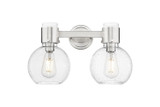 Bathroom Fixtures Two Lights by Innovations ( 405 | 464-2W-SN-G464B-7SDY Downtown Urban ) 