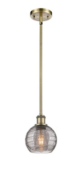 Mini Pendants Glass Down by Innovations ( 405 | 516-1S-AB-G1213-6SM Ballston ) 
