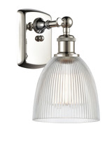Sconces Single Glass by Innovations ( 405 | 516-1W-PN-G382 Ballston ) 