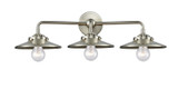 Bathroom Fixtures Three Lights by Innovations ( 405 | 284-3W-SN-M2-SN Nouveau ) 