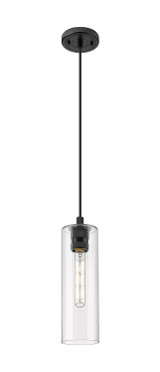 Mini Pendants Glass Down by Innovations ( 405 | 434-1P-BK-G434-12CL Downtown Urban ) 
