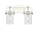 Bathroom Fixtures Two Lights by Innovations ( 405 | 423-2W-PN-G423-7DE Downtown Urban ) 