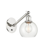 Sconces Single Glass by Innovations ( 405 | 317-1W-PN-G122-6-LED Ballston ) 