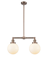 Linear/Island 2 Light Bar by Innovations ( 405 | 209-AC-G201-8 Franklin Restoration ) 