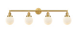 Bathroom Fixtures Four Lights by Innovations ( 405 | 215-SG-G201-6-LED Franklin Restoration ) 