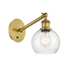 Sconces Single Glass by Innovations ( 405 | 317-1W-BB-G124-6-LED Ballston ) 