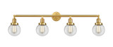 Bathroom Fixtures Four Lights by Innovations ( 405 | 215-SG-G202-6 Franklin Restoration ) 