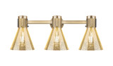 Bathroom Fixtures Three Lights by Innovations ( 405 | 464-3W-BB-G464C-7ME Downtown Urban ) 