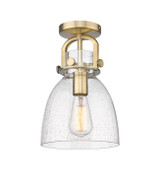 Semi-Flush Mts. Glass Down by Innovations ( 405 | 410-1F-BB-G412-8SDY Downtown Urban ) 