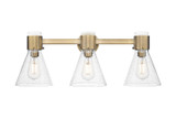Bathroom Fixtures Three Lights by Innovations ( 405 | 464-3W-BB-G464C-7SDY Downtown Urban ) 