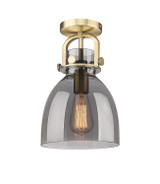 Semi-Flush Mts. Glass Down by Innovations ( 405 | 410-1F-BB-G412-8SM Downtown Urban ) 