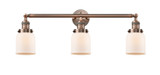 Bathroom Fixtures Three Lights by Innovations ( 405 | 205-AC-G51 Franklin Restoration ) 