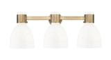 Bathroom Fixtures Three Lights by Innovations ( 405 | 464-3W-BB-G464D-7GW Downtown Urban ) 