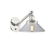 Sconces Single Glass by Innovations ( 405 | 317-1W-PN-G132 Ballston ) 
