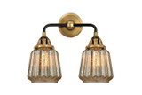 Bathroom Fixtures Two Lights by Innovations ( 405 | 288-2W-BAB-G146-LED Nouveau 2 ) 