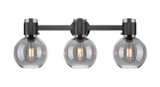 Bathroom Fixtures Three Lights by Innovations ( 405 | 464-3W-BK-G464B-7SM Downtown Urban ) 