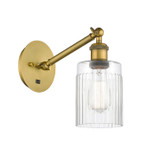 Sconces Single Glass by Innovations ( 405 | 317-1W-BB-G342 Ballston ) 