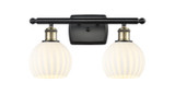 Bathroom Fixtures Two Lights by Innovations ( 405 | 516-2W-BAB-G1217-6WV Ballston ) 