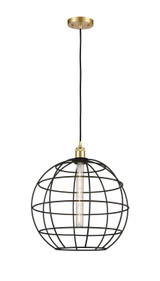 Pendants Open Frame by Innovations ( 405 | 516-1P-SG-CE-16-BK Ballston ) 