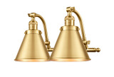 Bathroom Fixtures Two Lights by Innovations ( 405 | 515-2W-SG-M13-SG Franklin Restoration ) 
