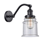 Sconces Single Glass by Innovations ( 405 | 515-1W-BK-G184-LED Franklin Restoration ) 