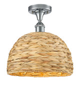 Semi-Flush Mts. Glass Down by Innovations ( 405 | 516-1C-PC-RBD-12-NAT Ballston ) 
