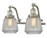 Bathroom Fixtures Two Lights by Innovations ( 405 | 515-2W-SN-G142-LED Franklin Restoration ) 
