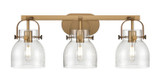Bathroom Fixtures Three Lights by Innovations ( 405 | 423-3W-BB-G412-6SDY Downtown Urban ) 