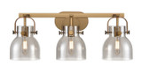 Bathroom Fixtures Three Lights by Innovations ( 405 | 423-3W-BB-G412-6SM Downtown Urban ) 