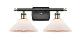 Bathroom Fixtures Two Lights by Innovations ( 405 | 516-2W-BAB-G131 Ballston ) 