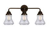 Bathroom Fixtures Three Lights by Innovations ( 405 | 288-3W-OB-G192-LED Nouveau 2 ) 