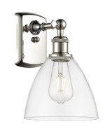 Sconces Single Glass by Innovations ( 405 | 516-1W-PN-GBD-752-LED Ballston ) 