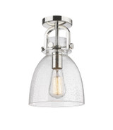 Semi-Flush Mts. Glass Down by Innovations ( 405 | 410-1F-PN-G412-8SDY Downtown Urban ) 