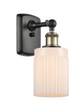Sconces Single Glass by Innovations ( 405 | 516-1W-BAB-G341 Ballston ) 