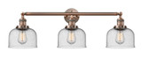 Bathroom Fixtures Three Lights by Innovations ( 405 | 205-AC-G74-LED Franklin Restoration ) 