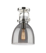 Semi-Flush Mts. Glass Down by Innovations ( 405 | 410-1F-PN-G412-8SM Downtown Urban ) 