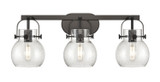 Bathroom Fixtures Three Lights by Innovations ( 405 | 423-3W-BK-G410-6SDY Downtown Urban ) 