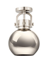 Semi-Flush Mts. Glass Down by Innovations ( 405 | 410-1F-PN-M410-8PN Downtown Urban ) 