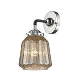 Sconces Single Glass by Innovations ( 405 | 284-1W-BPN-G146 Nouveau ) 