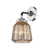 Sconces Single Glass by Innovations ( 405 | 284-1W-BPN-G146-LED Nouveau ) 