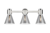 Bathroom Fixtures Three Lights by Innovations ( 405 | 464-3W-SN-G464C-7SM Downtown Urban ) 