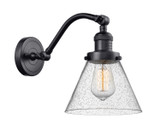 Sconces Single Glass by Innovations ( 405 | 515-1W-BK-G44 Franklin Restoration ) 
