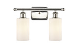 Bathroom Fixtures Two Lights by Innovations ( 405 | 516-2W-PN-G801-LED Ballston ) 