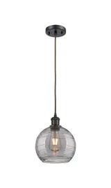 Mini Pendants Glass Down by Innovations ( 405 | 516-1P-OB-G1213-8SM Ballston ) 