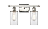 Bathroom Fixtures Two Lights by Innovations ( 405 | 516-2W-PN-G802-LED Ballston ) 