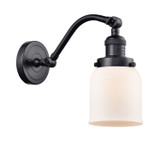 Sconces Single Glass by Innovations ( 405 | 515-1W-BK-G51-LED Franklin Restoration ) 
