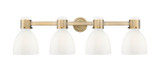 Bathroom Fixtures Four Lights by Innovations ( 405 | 464-4W-BB-G464D-7GW Downtown Urban ) 