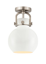 Semi-Flush Mts. Glass Down by Innovations ( 405 | 410-1F-SN-M410-8W Downtown Urban ) 