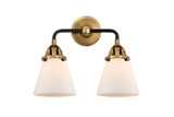Bathroom Fixtures Two Lights by Innovations ( 405 | 288-2W-BAB-G61-LED Nouveau 2 ) 
